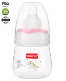 Babyhug Anti Colic Sterilizable Feeding Bottle Pink - 60 ml