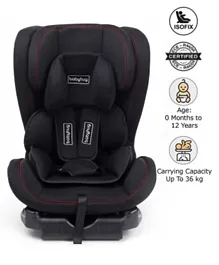 Babyhug Bon Voyage Isofix Convertible Car Seat - Black