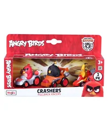 Angry Birds 2.5 Crasher Toys- Pack of 3 (Colour and Design may vary)