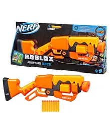 Nerf Roblox Adopt Me Bees Lever Action Dart Blaster - Orange