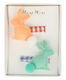 Easter Party Felt Bunny Hair Clips - Pack of 2
