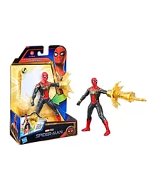 Marvel Spider-Man Deluxe Web Spin Spider-Man Movie-Inspired Action Figure Toy With Weapon Attack Feature