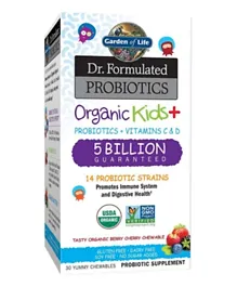 Garden of Life Dr. Formulated Probiotics Organic Kids - 30 Chewables