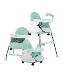 Baybee Nora 4 In 1  Convertible High Chair - Green