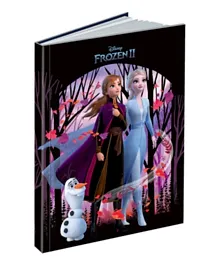 Disney Frozen II English Hardcover Notebook - 100 Sheets