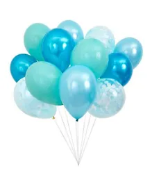 Meri Meri Blue Beautiful Balloons - Pack of 12