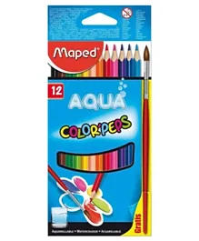 مبيد - أقلام متعددة الألوان - مجموعة من 12 لونًا