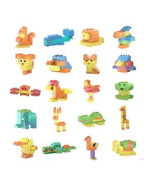 Tumama Toys Animal Building Blocks - 300 Pieces