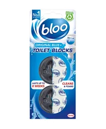 BLOO In Cistern Toilet Blocks Original Blue 60g - 2 Pieces