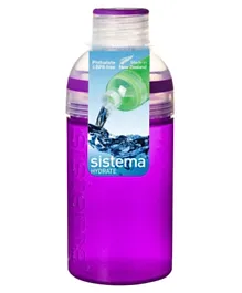 Sistema Trio 480 ml Water Bottle - Purple