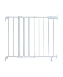 Summer Infant SI 27210A Top Of Stairs Simple to Secure Metal Gate - White