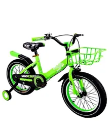 ليتل انجيل دراجة أطفال شبجيا باللون الأخضر - 16 إنش