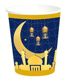 GENERIC Eid Mubarak Paper Cups - 10 Pieces