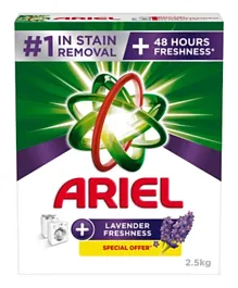 Ariel Automatic Lavender Laundry Detergent Powder - 2.5kg