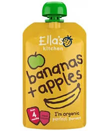 Ella's Kitchen Organic Apples + Bananas - 120g