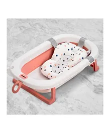 BAYBEE Jolly Pro Foldable Baby Bath Tub - Pink