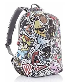 XD Design Bobby Soft Art Anti Theft Backpack Grafitti - 17.7 inches