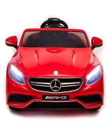 Mercedes Benz S63 Licensed Battery Operated Ride On with Remote Control - Red