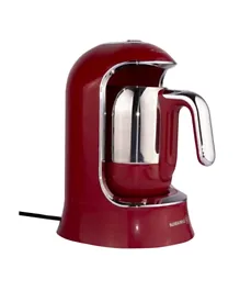 Korkmaz A860-03 Kahvekolik Coffee Machine  - Red