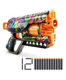X-Shot Skins Griefer Graffiti Dart Gun - 13 Pieces