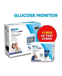 TRISTER Gluco Meter + Box Of Strips - 51 Pieces