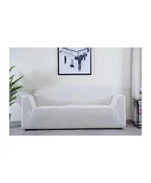 غطاء أريكة بان هوم تريستان ثلاثية المقاعد - كريمي