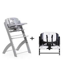 Childhome Evosit High Chair With Cushion - Stone grey