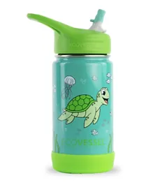ECOVESSEL THE FROST Kids TriMax Insulated SS Water Bottle Ocean - 355mL