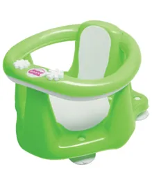 OK Baby Flipper Evolution Bath Seat With Slip Free Rubber - Green