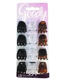 Goody Classics Mini Claw Clips - Pack of 12