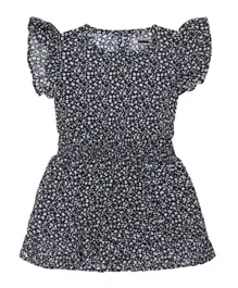 فستان بأكمام فضفاضة من دي جي دوتشجينز-باللون الأسود