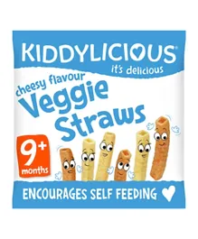 Kiddylicious Cheesy Straws - 12g