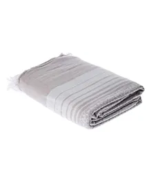 Ecocotton Li̇na Peshtamal Bed Cover Cotton - Beige