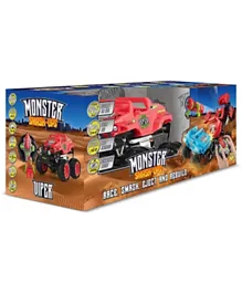 MSU Monster Smash Ups Viper Remote Control Monster Truck With Accessories - Red