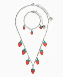 Zippy Girl Necklace & Bracelet Set