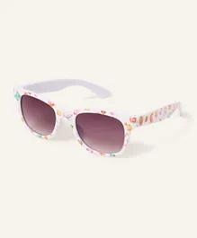 Monsoon Children Kids Shell Print Sunglasses - White