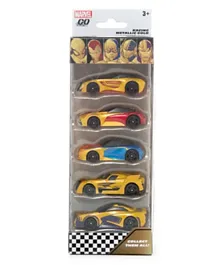 Marvel GO Racing W3 Cars - Pack of 5