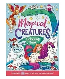 Magical Creatures Colouring Book - English