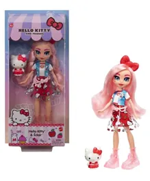 Sanrio Hello Kitty Figure & Eclair Doll Wearing Fashions and Accessories - Multicolor