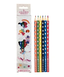 Floss & Rock Fairy Unicorn Pack of 6 Pencils - Multi Color