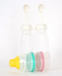 Pigeon Weaning Bottle With Spoon And Powder Milk Container - 3 Pieces