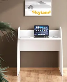 Skyland Rectangular Computer Desk - White