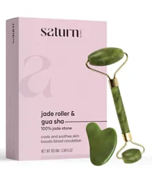 GHC Saturn Jade Roller & Gua Sha Facial Massager