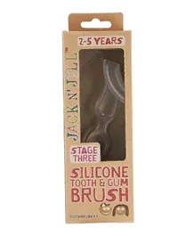 Jack N Jill Silicone Tooth and Gum Brush - White