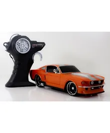 Maisto 1:24 Scale Die Cast Radio Control Vehicle 1967 Ford Mustang GT - Orange