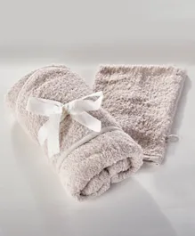 Kinder Valley Hooded Towel and Wash Mitt - Grey