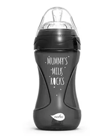 Nuvita Mimic Cool Feeding Bottle Black 6032 - 250mL