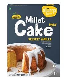 Slurrpfarm Millet & Vanilla  Vegan Cake Mix - 400g