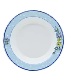 Larah Plano Blue Sapphire Opal Soup Plate - 22.5cm