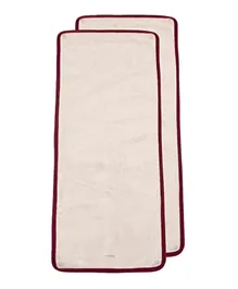 Filibabba Middle Layer Pack of 2 Changing Pad - Deeply Red